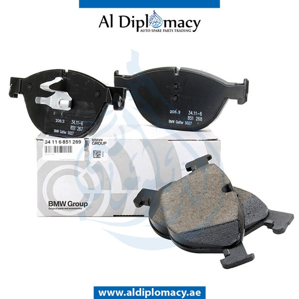 Front BRAKE PAD for BMW 5 SERIES 2008-2015 models, Part Number 34116851269